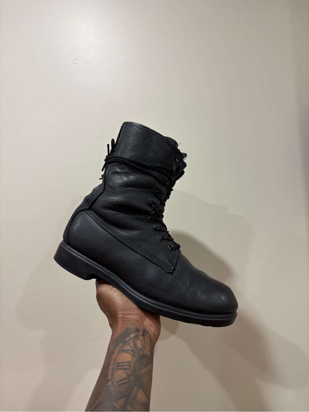 Vintage Military Army Combat Boots